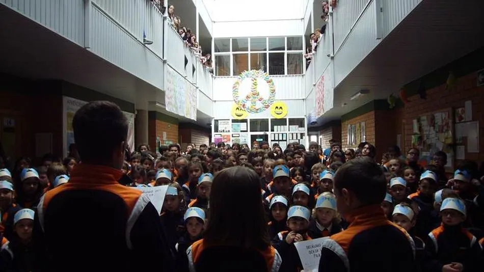 Los alumnos del Colegio Antonio Machado volverán a celebrar el día 30 el Día de la Paz