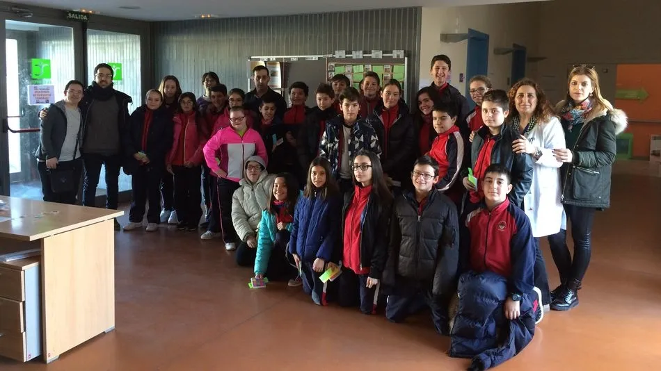 Los alumnos conocieron el funcionamiento del centro ocupacional de Asprodes El Cueto
