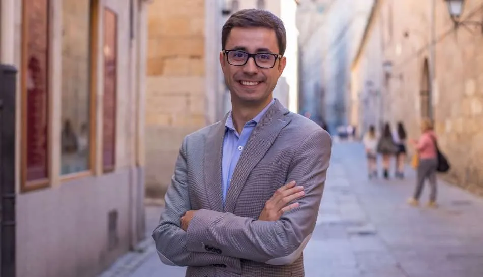 El candidato por el PSOE a la Alcaldía de Salamanca, José Luis Mateos