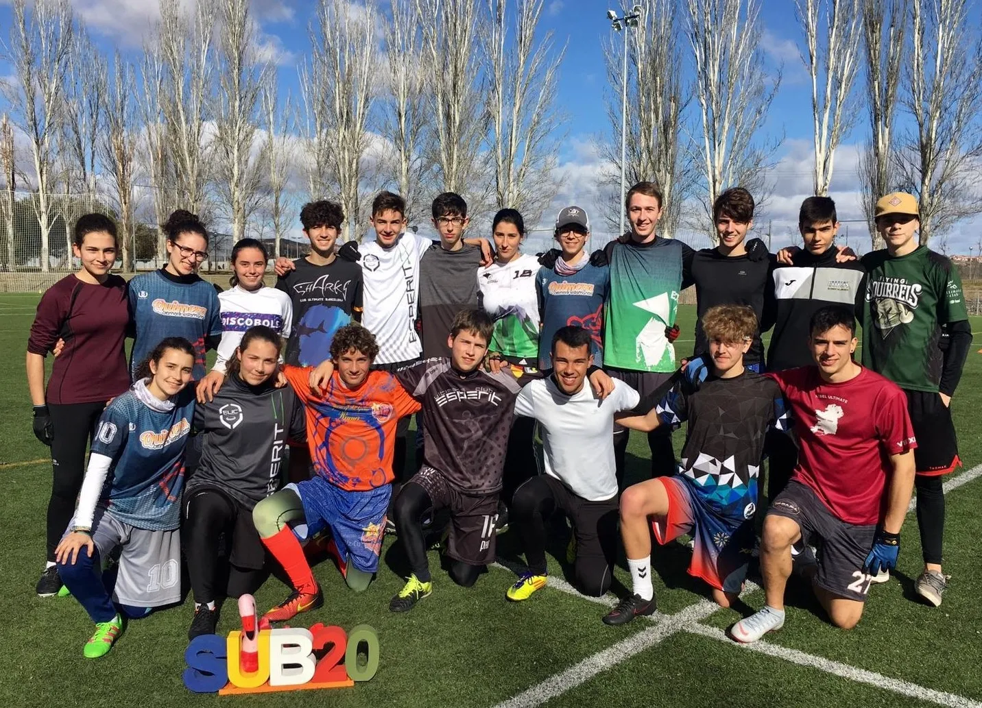 Los candidatos de la selección sub-20 de Ultimate Frisbee