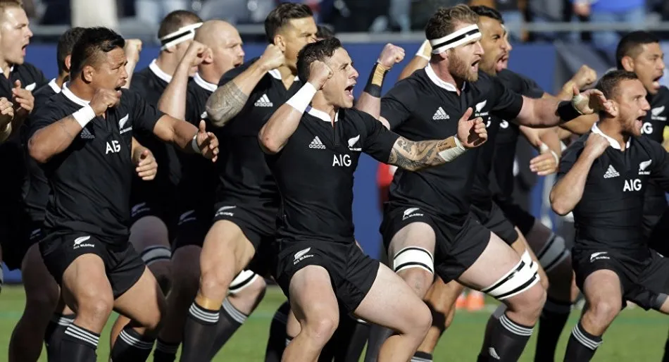 La selección de rugby de Nueva Zelanda, los All Blacks