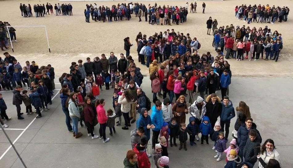 Día de la Paz en el colegio Marista Champagnat