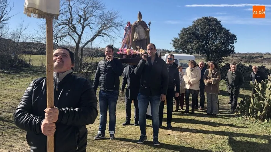 Este domingo se celebraban los actos religiosos en honor a San Blas en Gejo de los Reyes