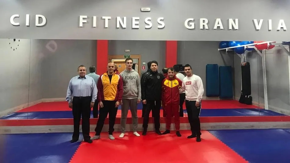 Los participantes en la inauguración