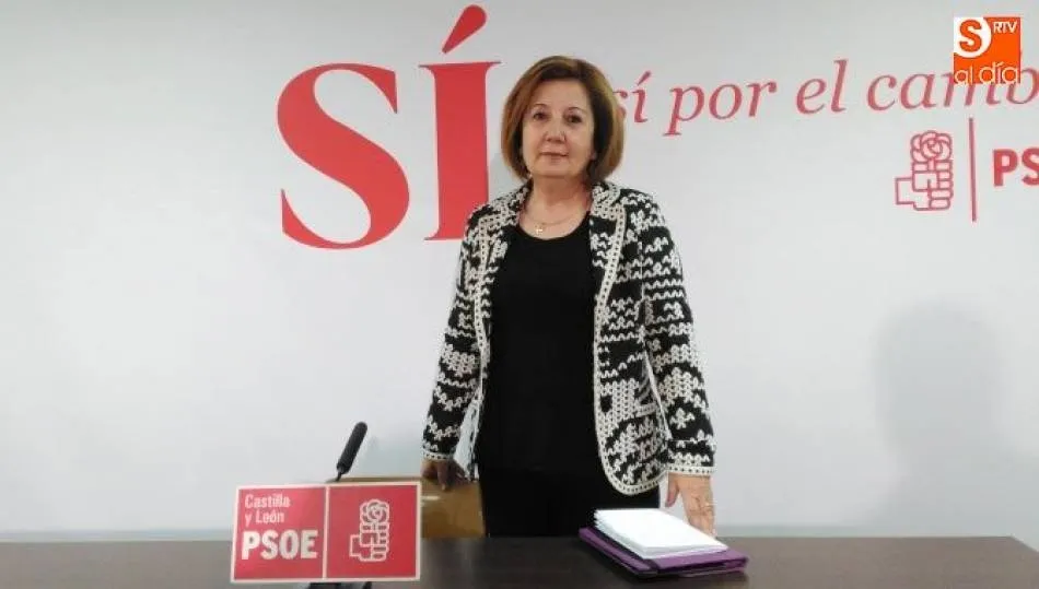 La senadora del PSOE por Salamanca Rosa López