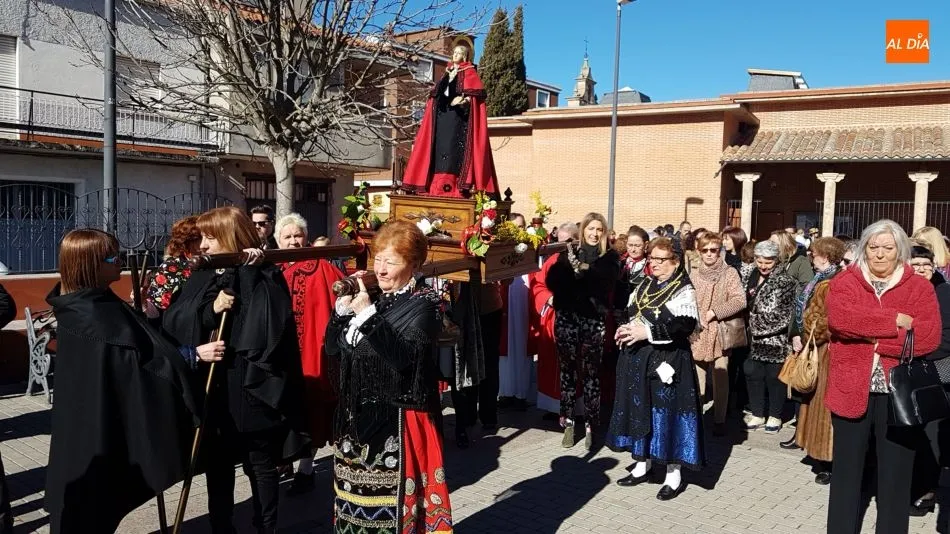 Procesión de Santa Águeda en Santa Marta