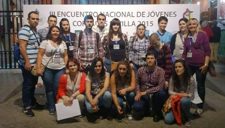 Encuentro anterior de jóvenes cofrades de Salamanca