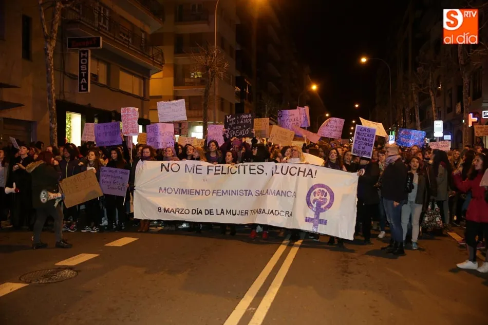 Manifestación feminista del 8 de marzo de 2018