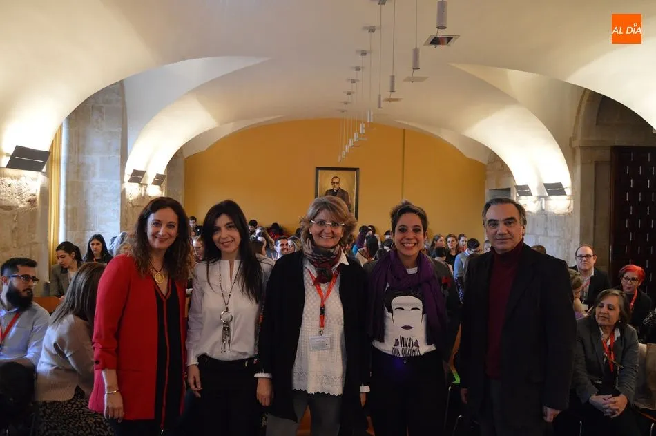 Las diferentes ponentes en el I Seminario Hispano Luso de Investigación en Enfermería