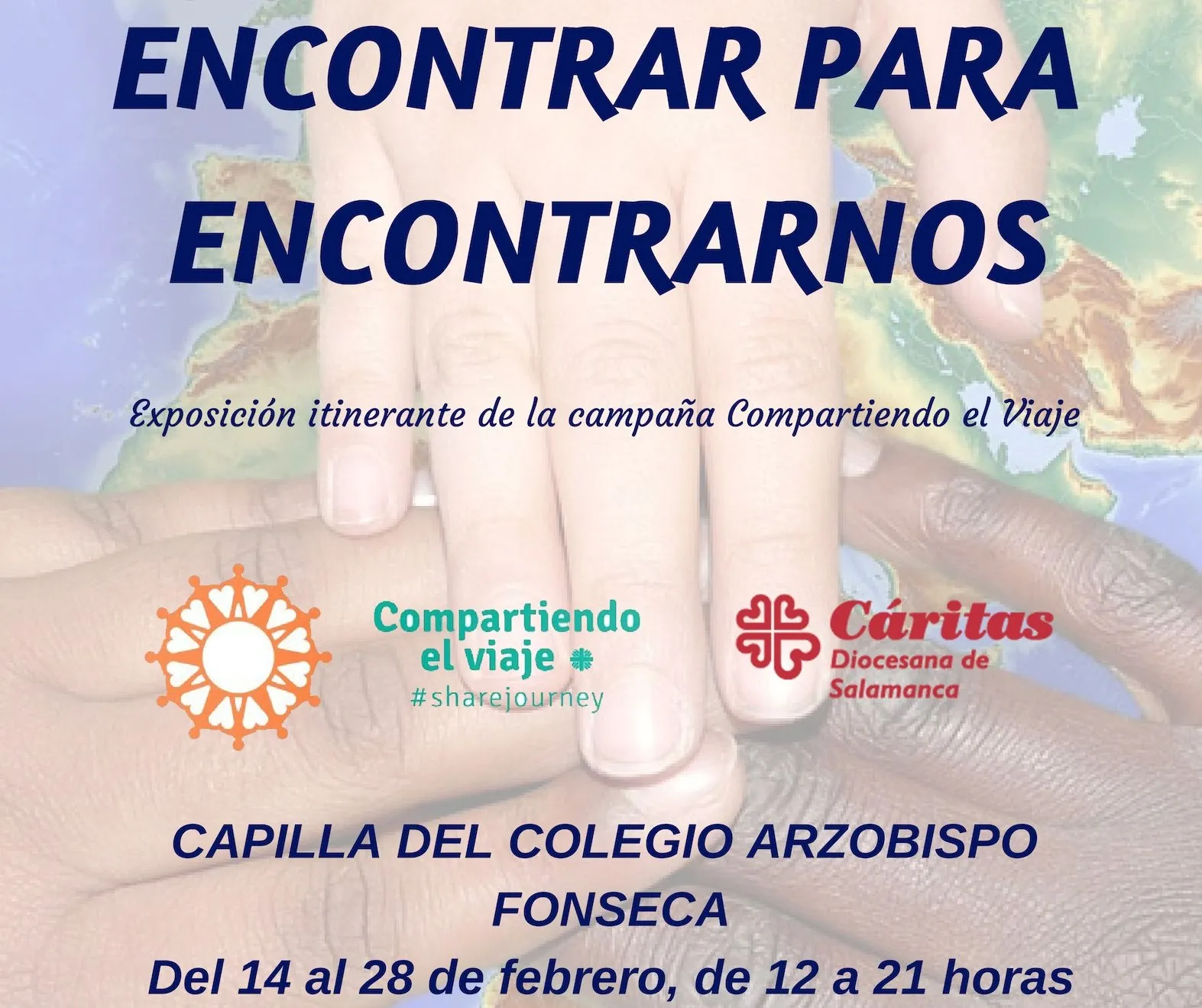 Cáritas acerca a Salamanca la exposición ‘Encontrar para encontrarnos’