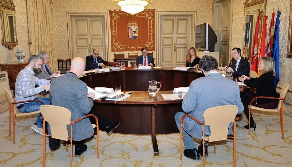 Reunión del Consejo del Diálogo Social en el Ayuntamiento