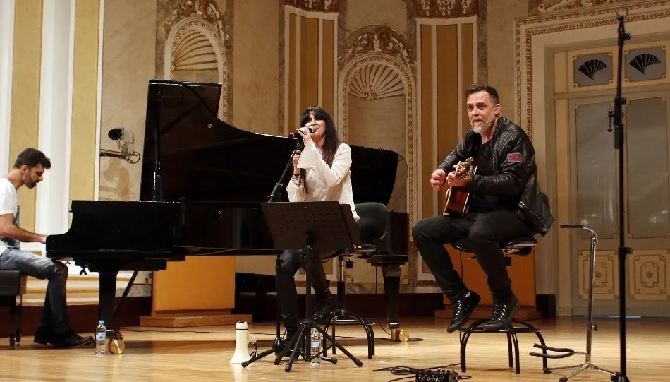 Susana Alva y Frasco Ridgway, integrantes de Efecto Mariposa