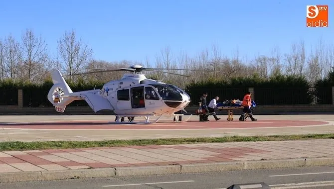 Un helicóptero, en otro rescate / Archivo