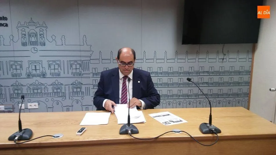 El portavoz popular, Fernando Rodríguez