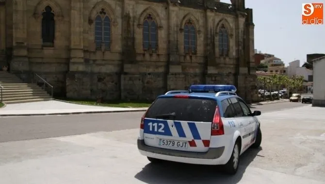 Actuación conjunta de la Policía Local y la Guardia Civl de Alba de Tormes