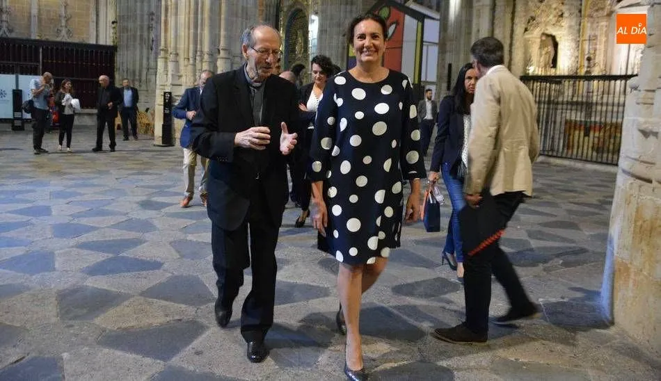 La consejera de Cultura y Turismo, María Josefa García Cirac, en una de sus visitas a Salamanca