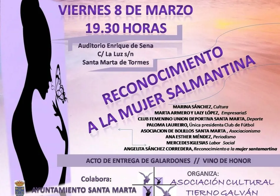 La Asociación Tierno Galván rendirá de nuevo homenaje a las mujeres salmantinas el próximo 8 de ...