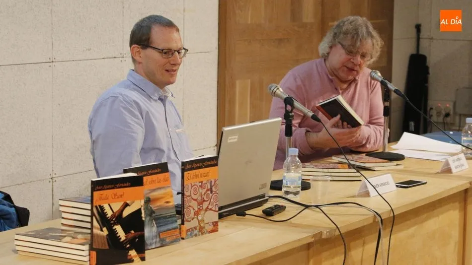 Asier Aparicio Fernández ha estado acompañado por José Antonio Martín Viñas. Foto: Elena López