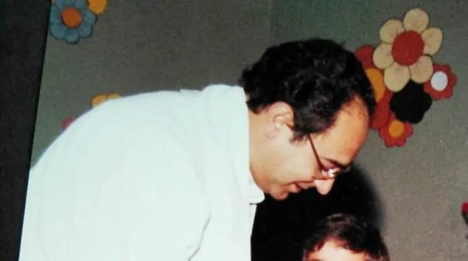 José María Sánchez Nieto, Chema, párroco de El Milagro de San José, en una ceremonia en esta iglesa en los años 80