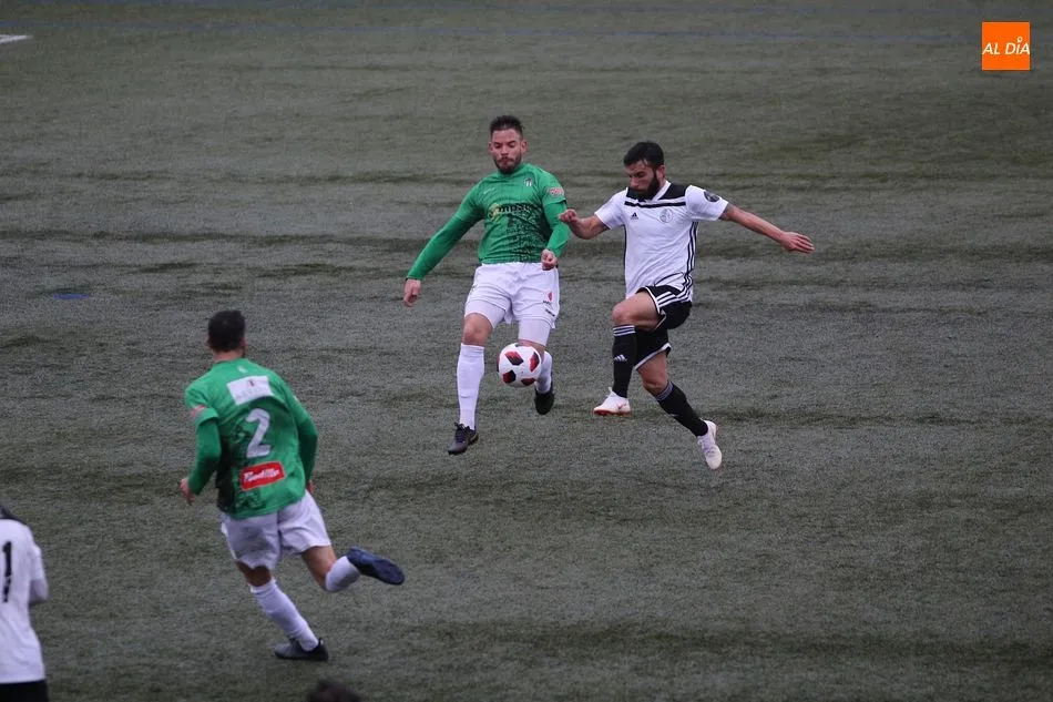 José García, ante el Guijuelo