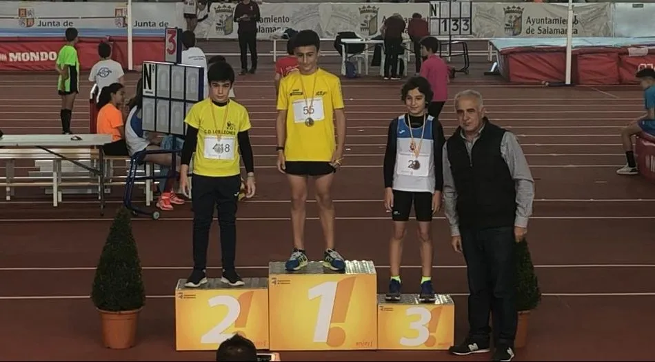 Buena actuación de Manuel Martín Vaquero en peso y 60 ml en los Juegos Escolares