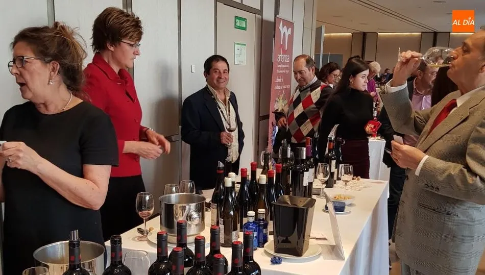 Emilio Gallego, presidente de la Bodega Arribes del Duero, en el II Salón de los Grandes Vinos de Castilla y León
