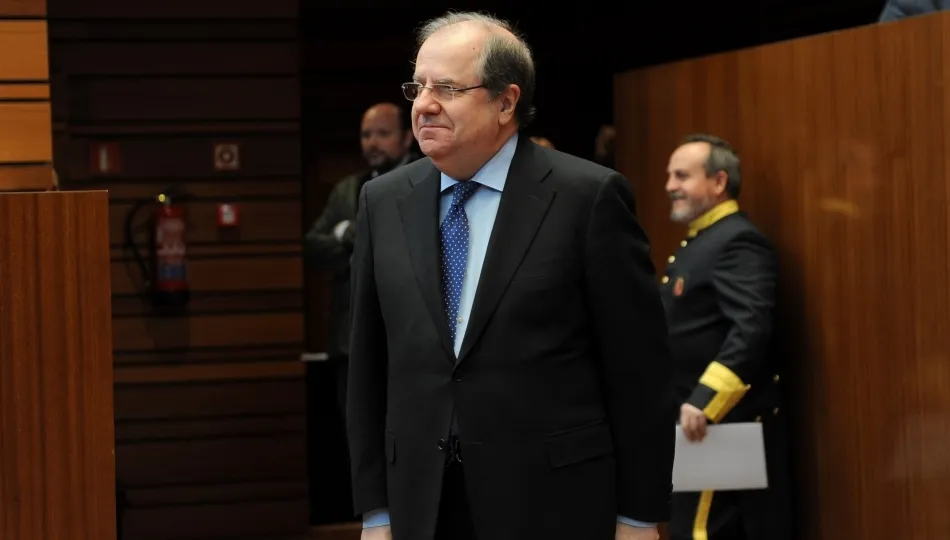 El presidente de la Junta, Juan Vicente Herrera