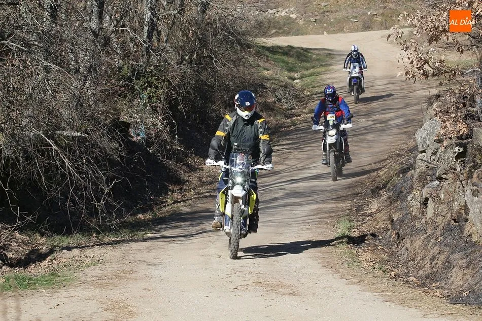 Los moteros recorren el sur de la provincia partiendo desde Sequeros