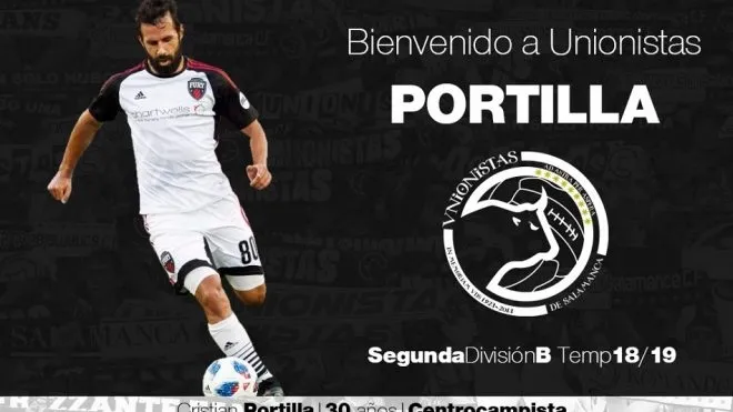 Portilla, nuevo jugador de Unionistas