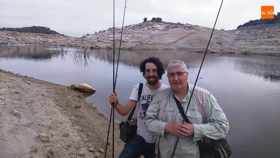 De pesca en el embalse de Almendra  