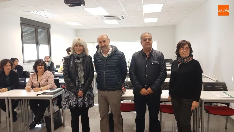 Los diputados provinciales, durante la inauguración de la jornada