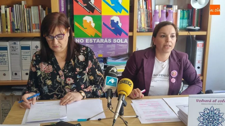 Manuela Torres y Raquel López han presentado el balance de 2018 de Adavas. Foto: Tomás Juárez