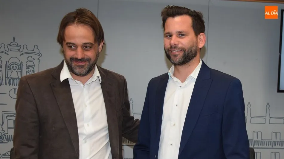 Fernando Castaño y Alejandro González Bueno, concejales de Ciudadanos en el Ayuntamiento de Salamanca