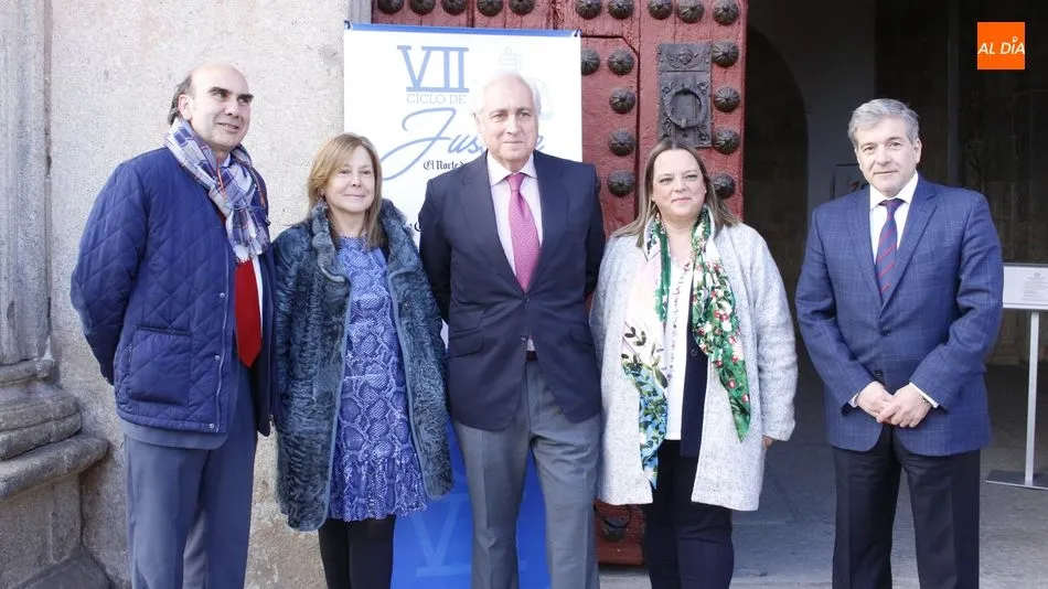 Francisco Salinero y Trinidad García han intervenido en el Ciclo de Justicia de El Norte. Foto: Elena Lópeza