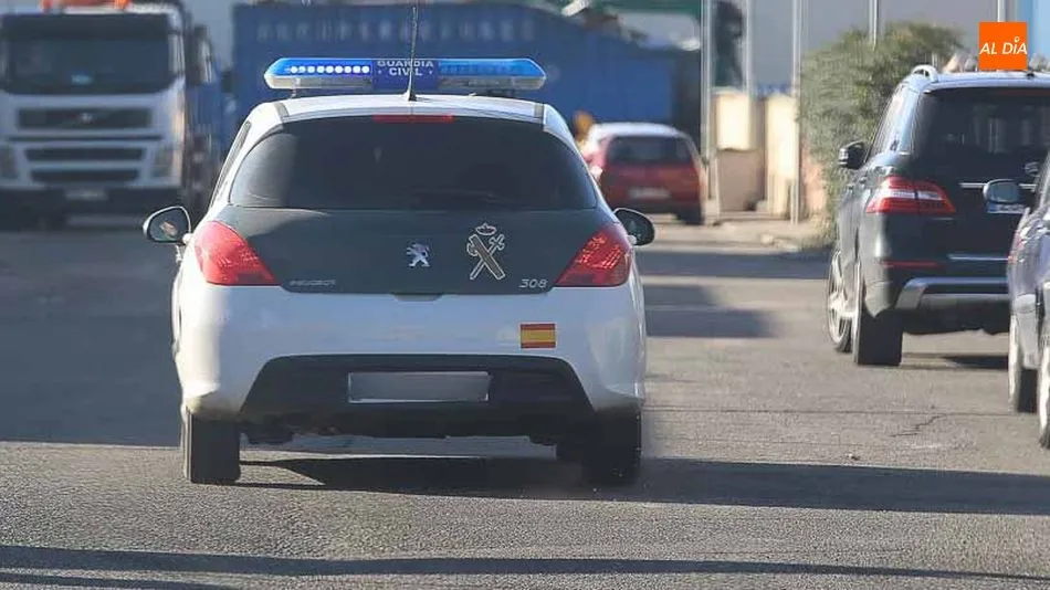 Vehículo de la Guardia Civil en una intervención anterior