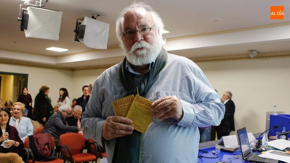 Féliz Maraña Sánchez ha ofrecido la conferencia Unamuno en Hendaya. Foto: Elena López