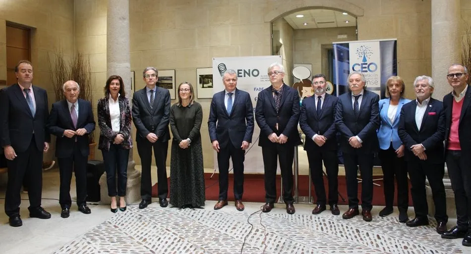 El presidente de Confaes, Juan Manuel Gómez ha participado esta mañana en el acto de constitución formal en Orense