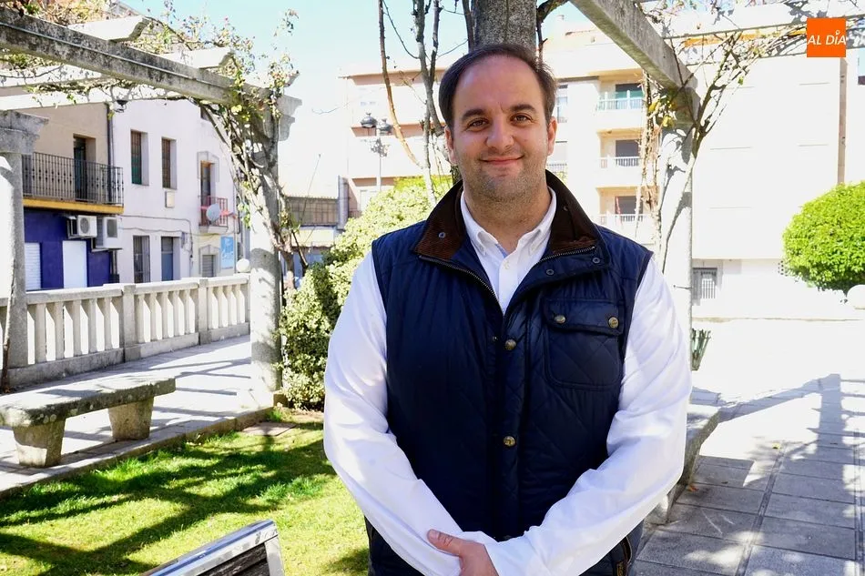 El candidato a la alcaldía de Guijuelo por el PP, Roberto Martín.