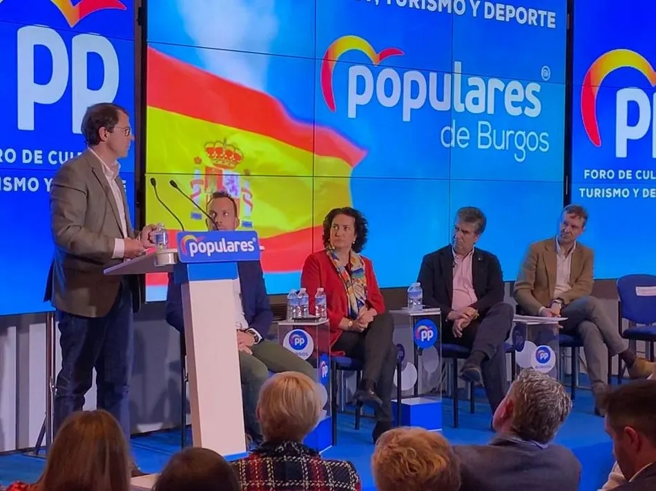Mañueco en su intervención en el Foro de Cultura, Deporte y Turismo del PPCYL