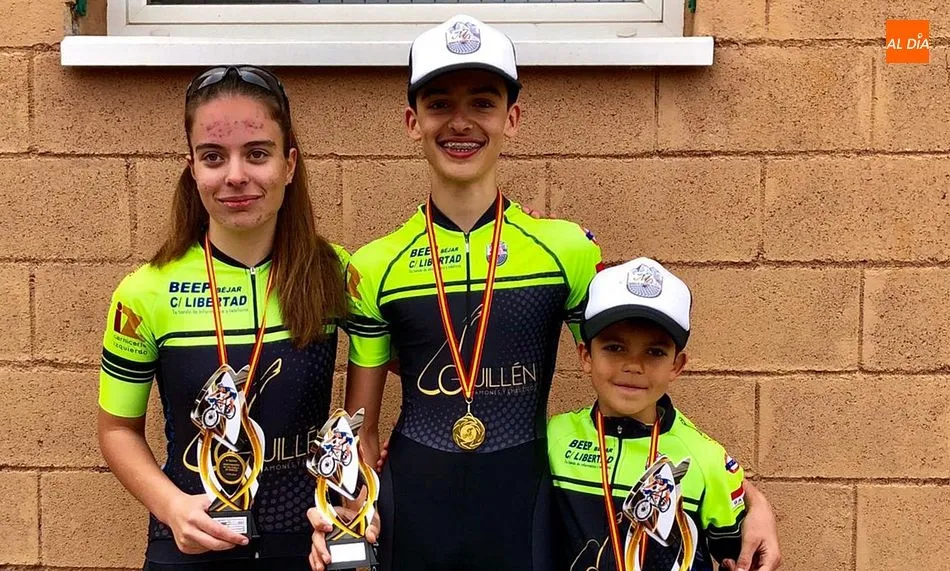 Natalia Ovejero, David Martín y Rodrigo Hernández se subieron al podio en Villalbilla