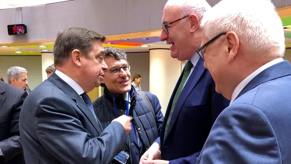 Planas, durante la reunión del Consejo de Ministros de Agricultura de la UE