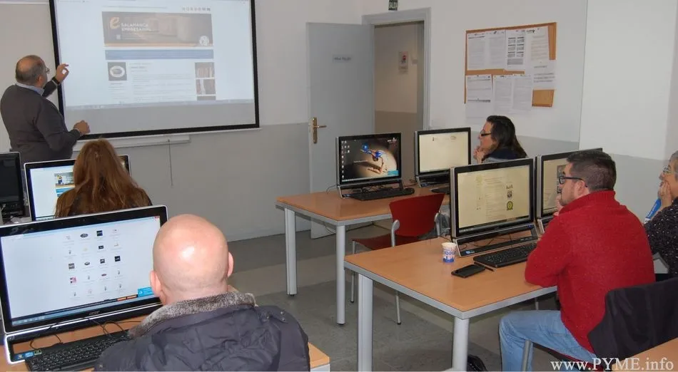 Una decena de empresarios salmantinos ha participado en una sesión práctica