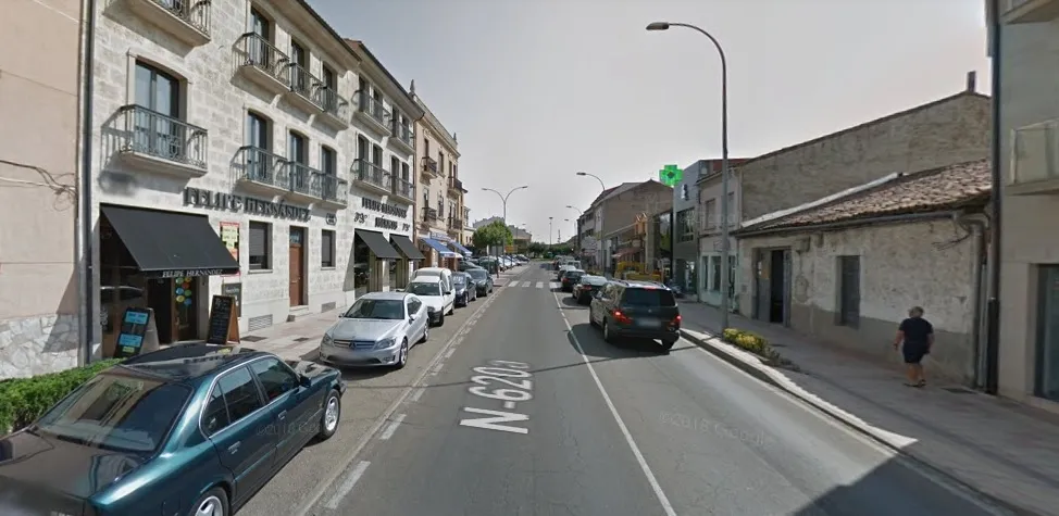 Avenida de Portugal de Ciudad Rodrigo / Google Maps