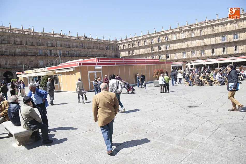 Feria del Libro en la Plaza Mayor de Salamanca