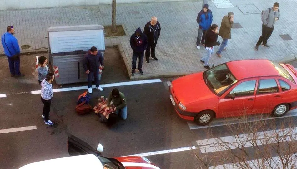 Atropello registrado en la calle Francisco Montejo