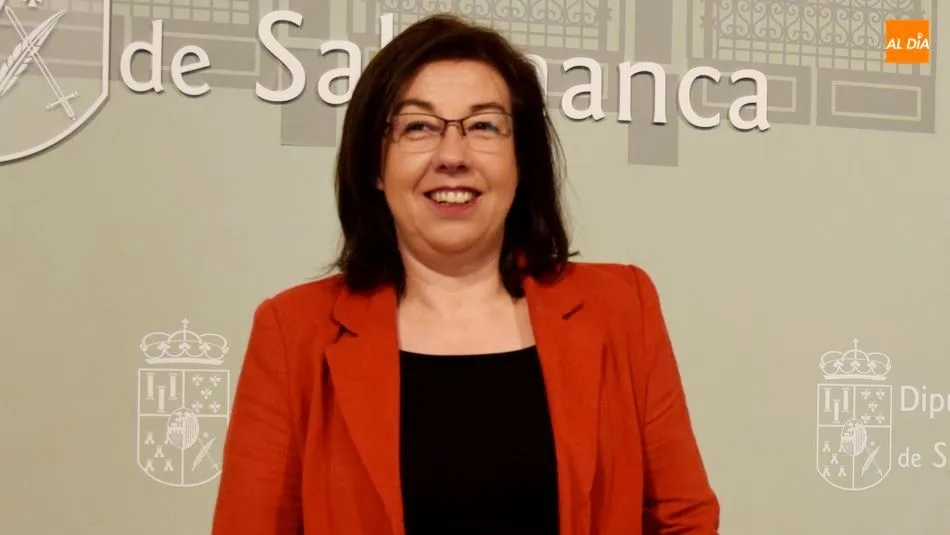 La portavoz del Grupo Socialista en la Diputación, Carmen García. Foto de Eva Fernández