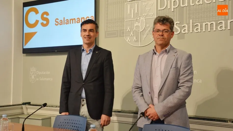Jesús de San Antonio y Manuel Hernández, diputados de Ciudadanos. Foto: Lydia González
