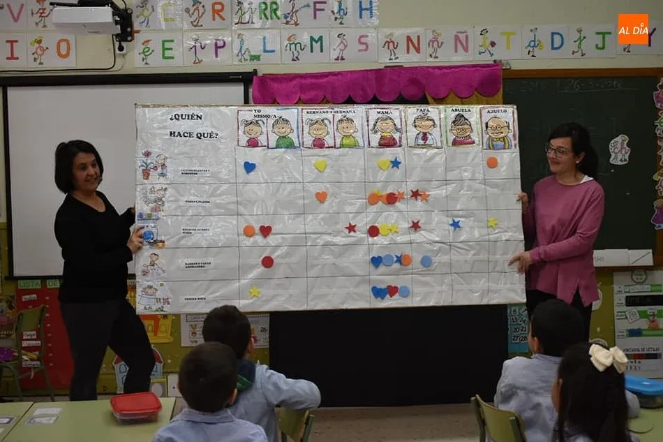 El personal de Guijuelo Joven en su última sesión educativa en el Filiberto Villalobos