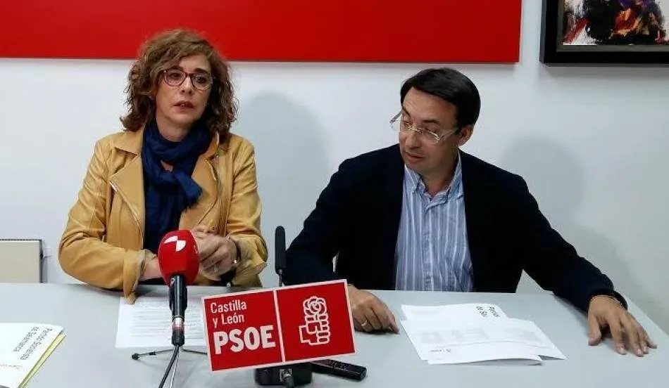 Ana Muñoz de la Peña y Fernando Pablos, procuradores del PSOE por Salamanca