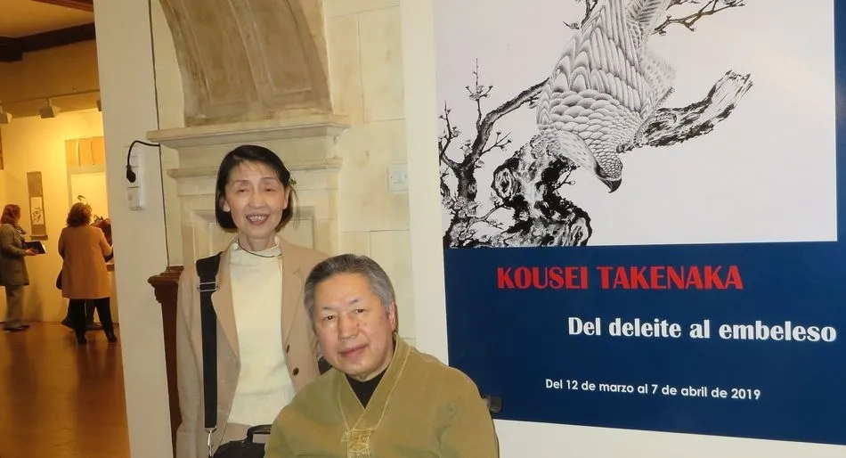 Kousei Takenaka y su esposa, en el Casino (foto de Jacqueline Alencar)